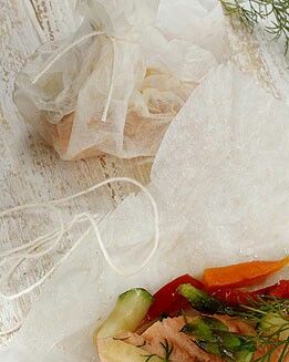 PAPILLOTE DE SALMÓN EN MICROONDAS