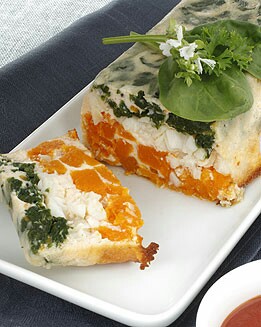 PASTEL PESCADO (SALMÓN, ESPINACAS, MERLUZA)