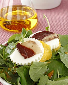 ENSALADA DE MANGO, QUESO FRESCO Y JAMÓN DE PATO