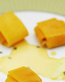 RAVIOLIS DE CALABAZA CON QUESO
