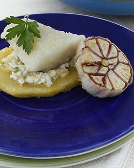 BACALAO CON HUEVOS Y PATATAS