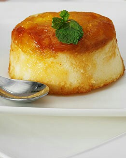 FLAN DE COCO Y MANGO