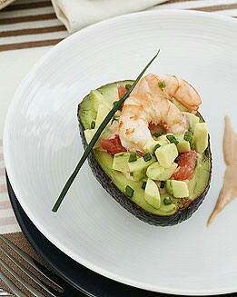 AGUACATES RELLENOS DE LANGOSTINOS