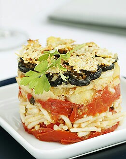 PASTA CON VERDURAS AL HORNO