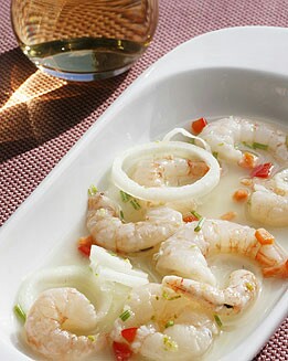 CEBICHE DE GAMBAS Y LANGOSTINOS
