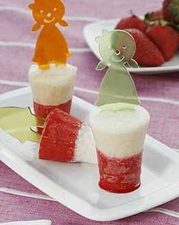 POLOS DE FRESA Y NATA