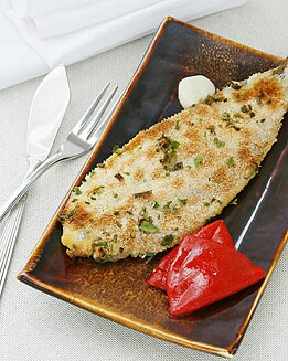PESCADO EMPANADO AL HORNO