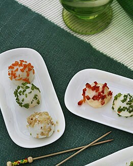 BOLITAS DE QUESO DE CABRA