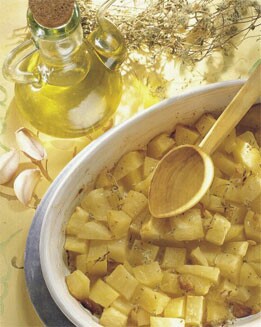 DADOS DE PATATA CON AJO