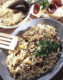 ARROZ SALVAJE Y BLANCO CON VERDURAS