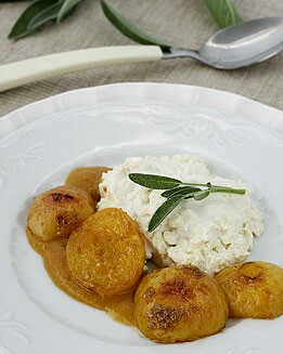 QUESO DE YOGUR CON ALBARICOQUES Y FRUTOS SECOS