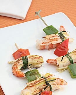 BROCHETA DE GAMBÓN