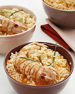 ARROZ CON GALERAS Y ALCACHOFAS