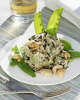 ARROZ CON TIRABEQUES Y ANACARDOS
