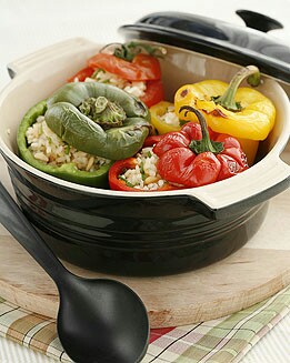 VERDURAS RELLENAS AL MICROONDAS