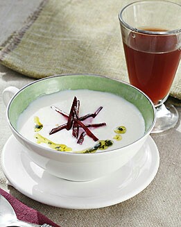 VICHISOISSE CON PUERRO CARAMELIZADO