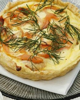 QUICHE LORENA DE SALMóN Y ENELDO