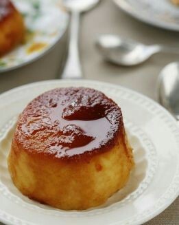 PUDING DE QUESO Y MANZANA