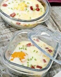 HUEVOS EN COCOTTE-TUPPER