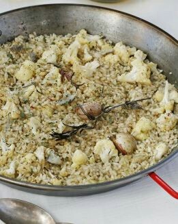 ARROZ CON BACALAO Y COLIFLOR
