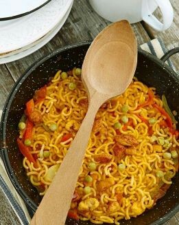FIDEUÁ DE POLLO