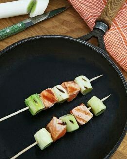 BROCHETAS EXÓTICAS A LA PARRILLA