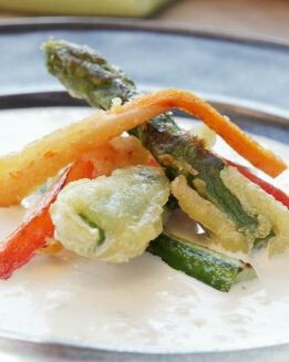 CREMA DE ALMENDRAS CON VERDURAS