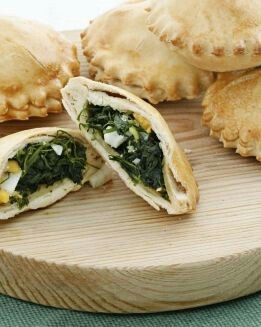 EMPANADILLAS AL HORNO RELLENAS DE ESPINACAS