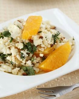 CUSCUS DE COLIFLOR Y NARANJA