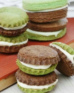 GALLETAS DE CHOCOLATE Y TE VERDE