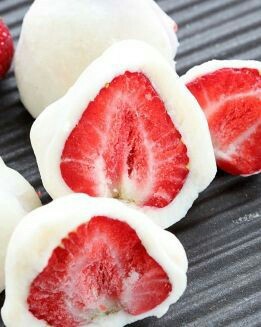 FRESONES HELADAS CON YOGUR