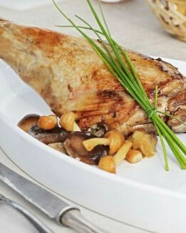 CABRITO CON MIEL Y SETAS