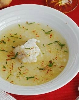 SOPA DE ALMENDRA Y RAPE