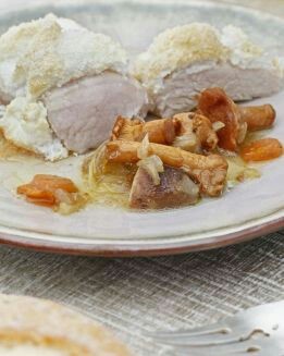 PRESA CON ESCABECHE DE SETAS