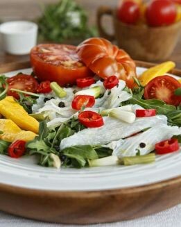 ENSALADA DE DORADA Y MANGO