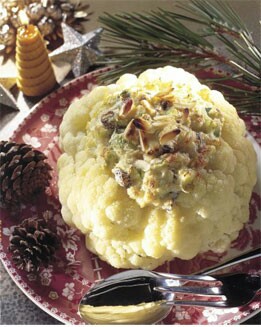 COLIFLOR RELLENA DE ALMENDRAS