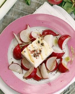 ENSALADA DE RÁBANOS CON TOFU A LA PARRILLA