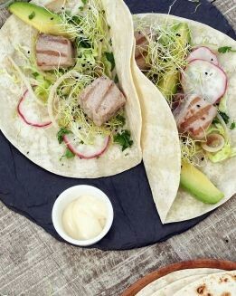 ENSALADA DE ATÚN A LA PARRILLA