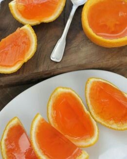 GELATINA DE NARANJA MARIBEL MASTER CHEF