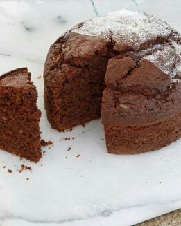 BIZCOCHO DE CHOCOLATE Y REMOLACHA