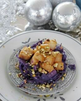 LOMBARDA CON MANZANA