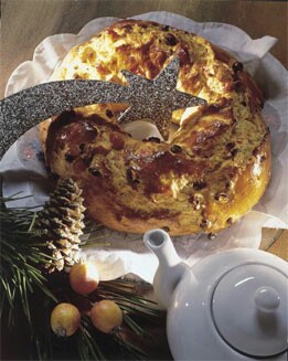 ROSCÓN DE REYES CON FRUTAS