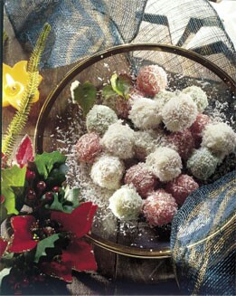 BOLAS DE DULCES DE NAVIDAD