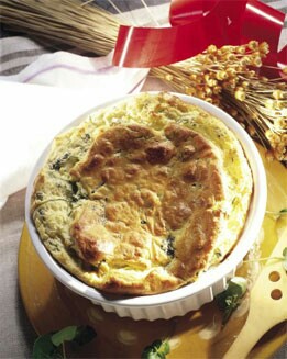 SOUFFLÉ DE BERROS Y QUESO