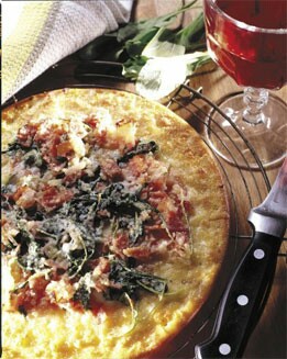 PIZZA DE RÚCULA Y JAMÓN