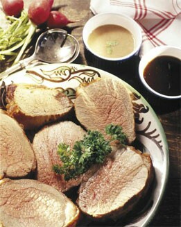 SOLOMILLO DE TERNERA CON SALSA DE RÁBANO