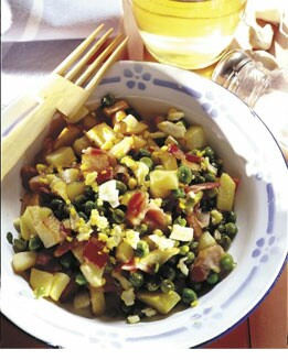 GUISANTES CON BACÓN