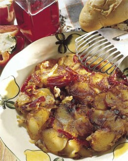 TORTA DE PATATA Y TOCINO