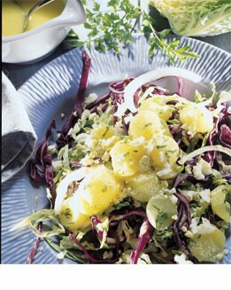 ENSALADA DE PATATAS Y COLES