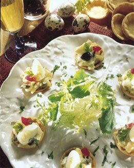 TARTALETAS DE PATATAS Y ACEITUNAS